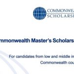 Fully Funded Commonwealth Master’s Scholarships 2022/2023